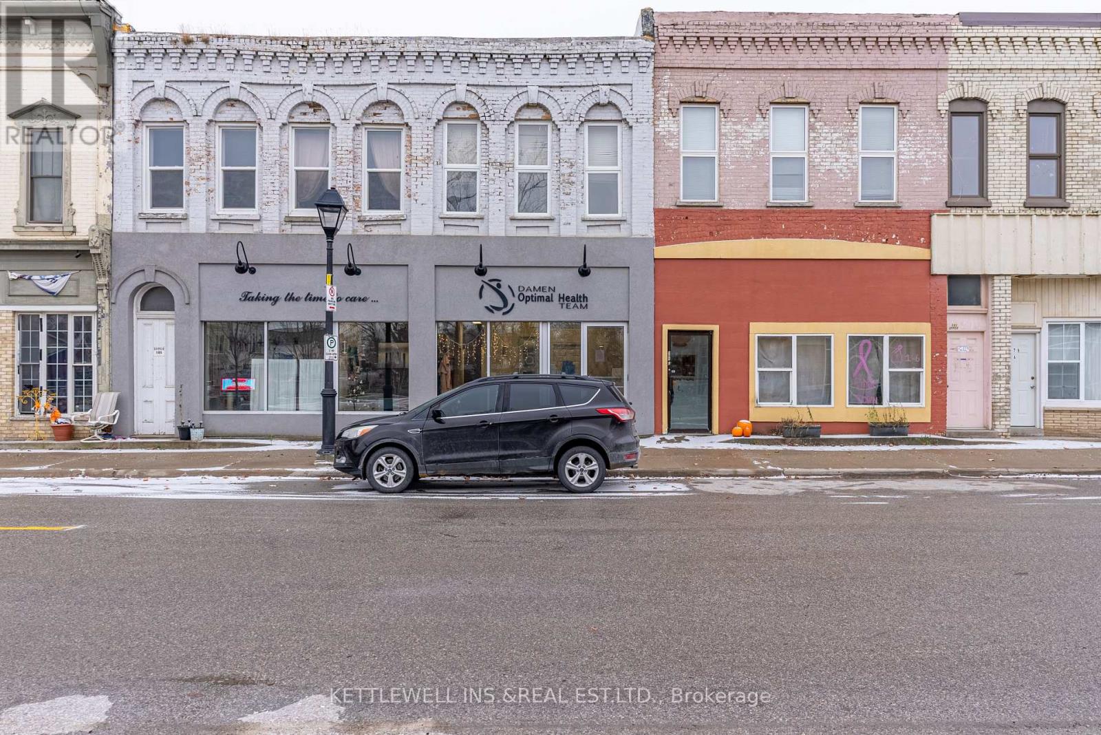 Street-Level Facade View